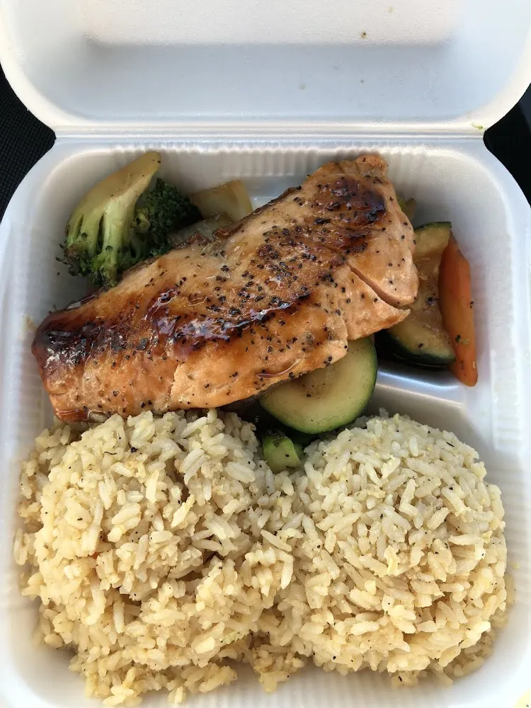 Hibachi Salmon